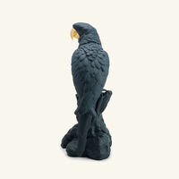 Macaw Bird Sculpture Large Black lladro macaw bird sculpture large black