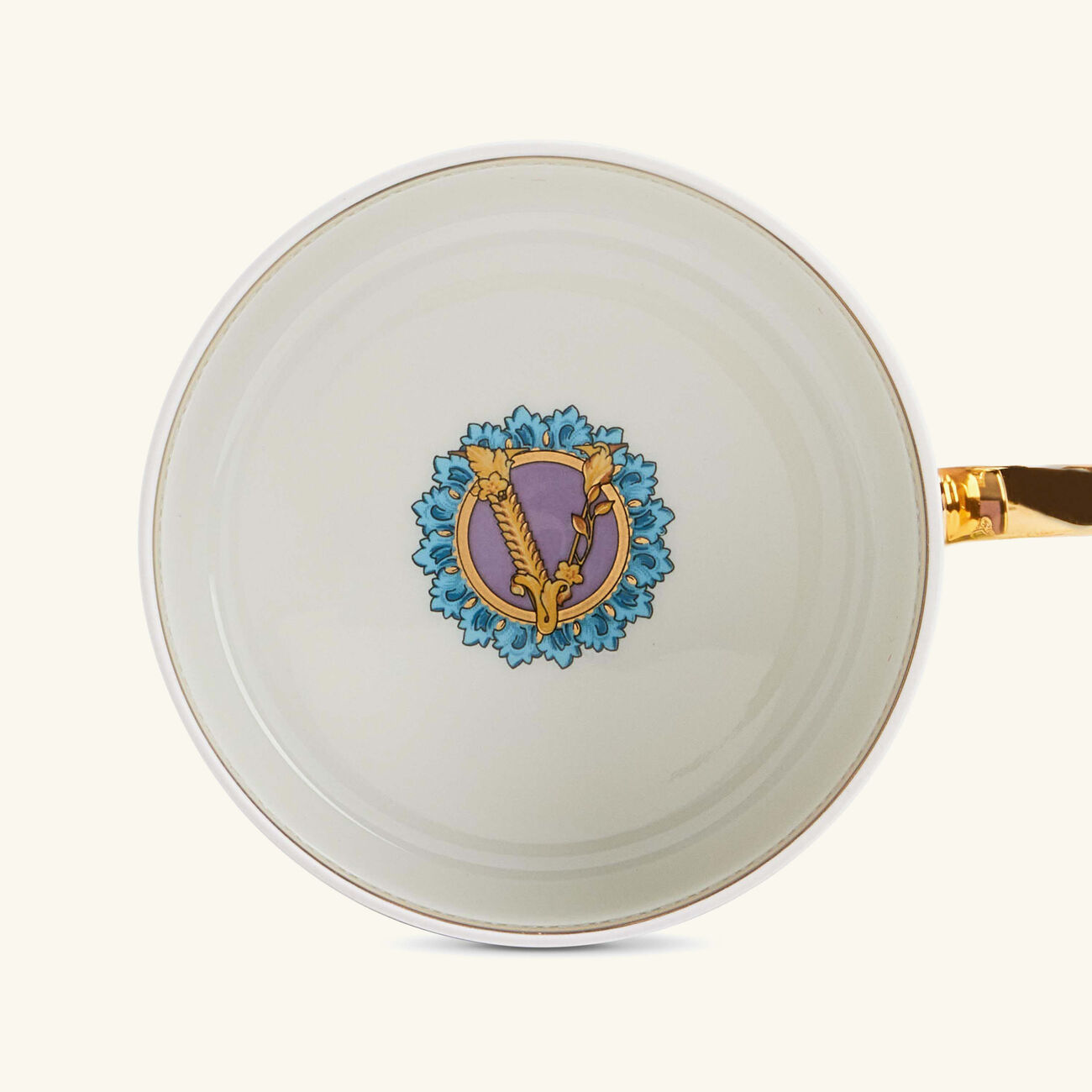 versace barocco mosaic tea cup   saucer pattern