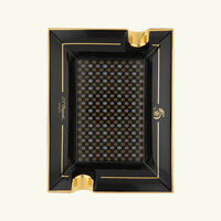 Trindad Ashtray Rectangular Large Black st dupont trindad ashtray rectangular large black