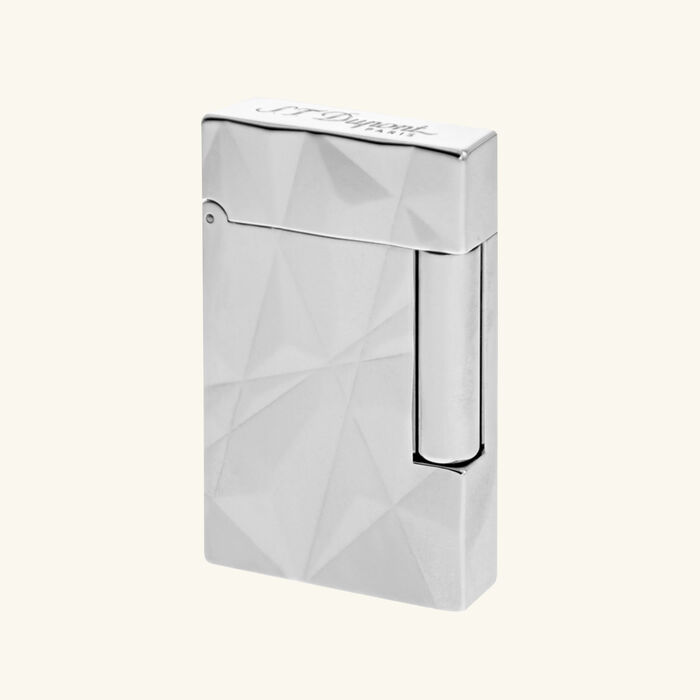 ولاعة لاين 2 كريزي داياموند باللون الفضي اس تي دوبون ولاعة لاين 2 كريزي داياموند باللون الفضي