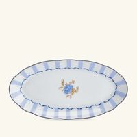 bernardaud brocante serving platter blue 21cm