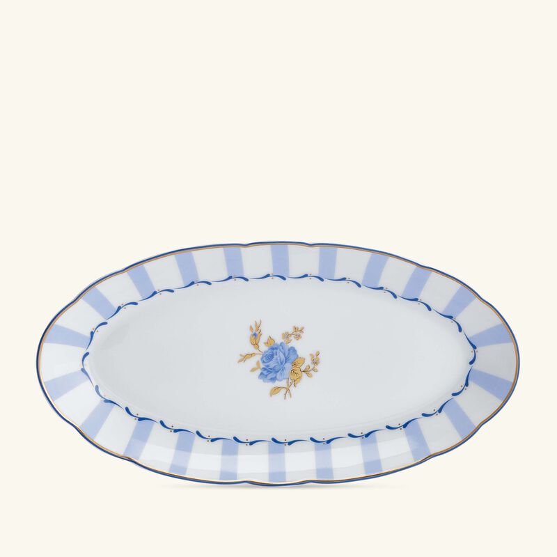 bernardaud brocante serving platter blue 21cm
