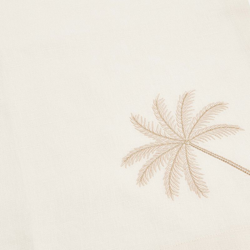 catherine denoual palm tree napkin beige