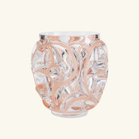 Tourbillons Vase Round Extra Large Pink lalique tourbillons vase round extra large pink