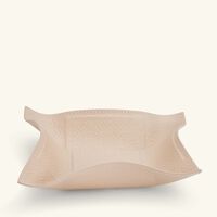 giobagnara elie saab monogram trinket tray square small torrone beige