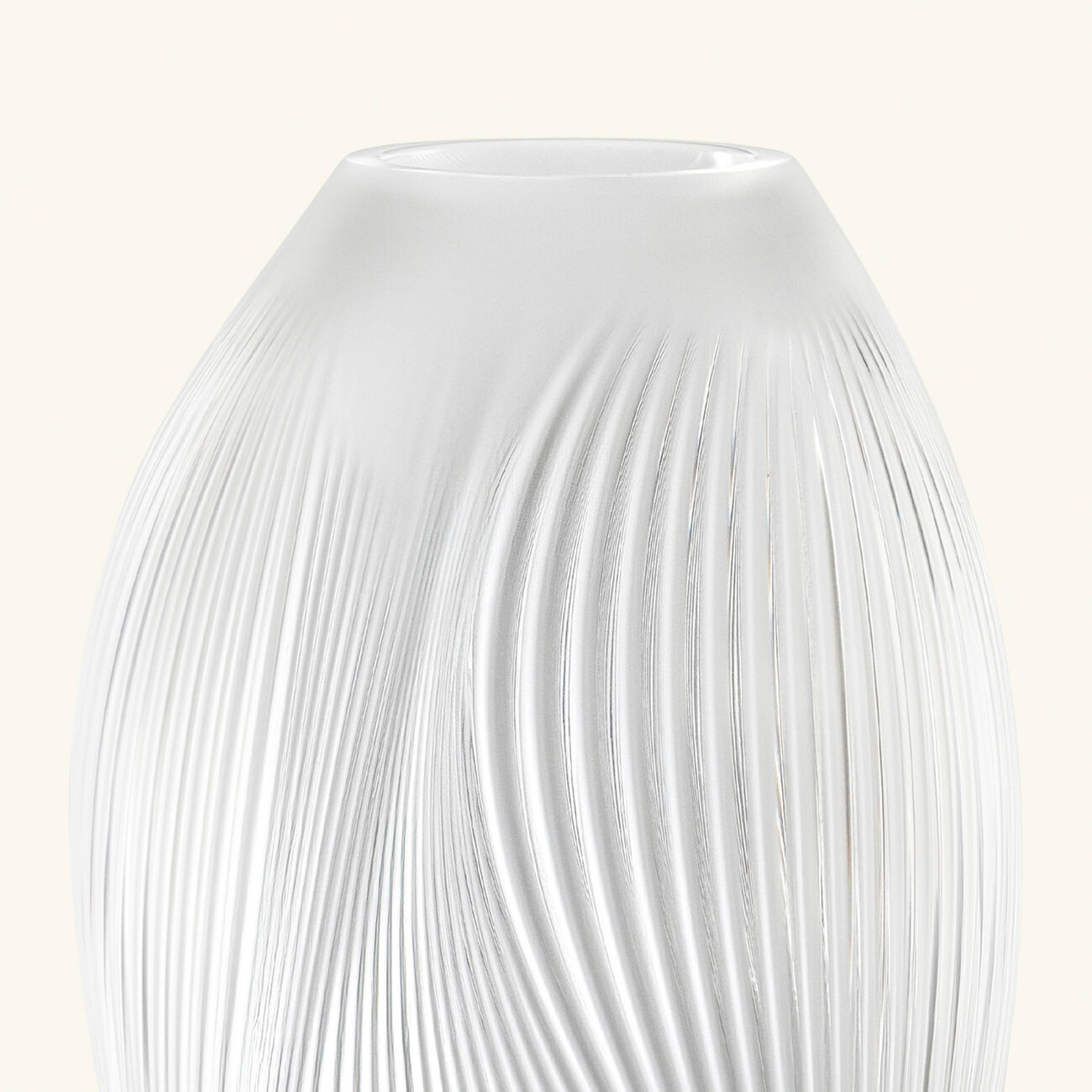 Alize Vase Medium Clear lalique alize vase medium clear