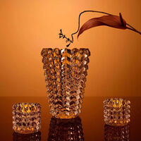 baccarat focus zigzag vase medium clear