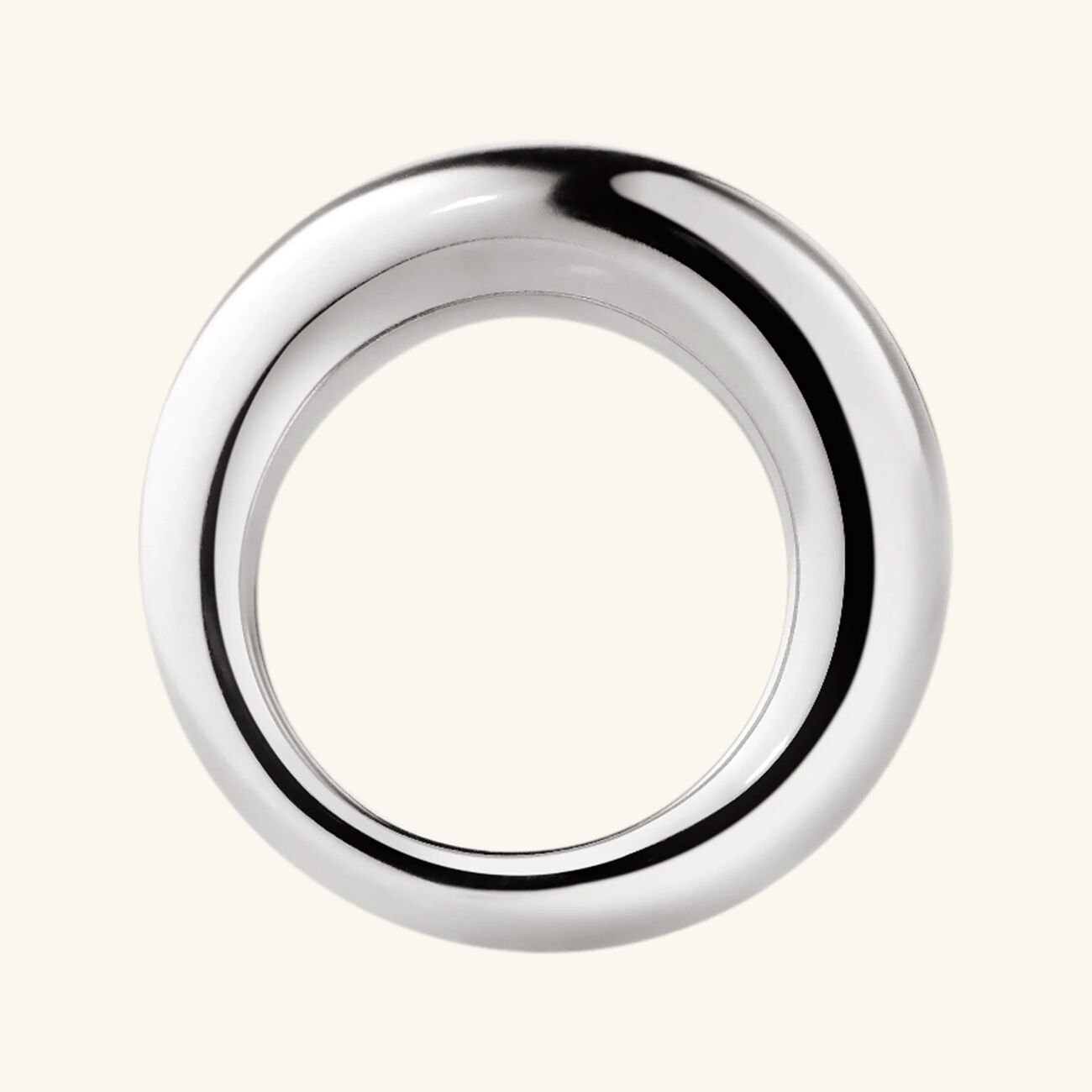 idole de christofle bangle ring sterling silver size 51