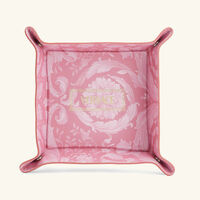 Barocco Trinket Tray Square Small Pink versace barocco trinket tray square small pink