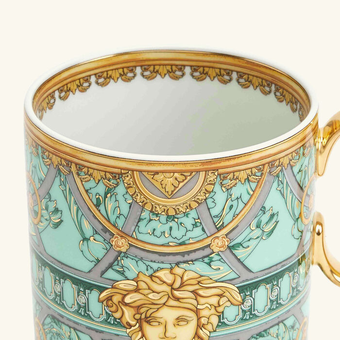 versace scala del palazzo mug green