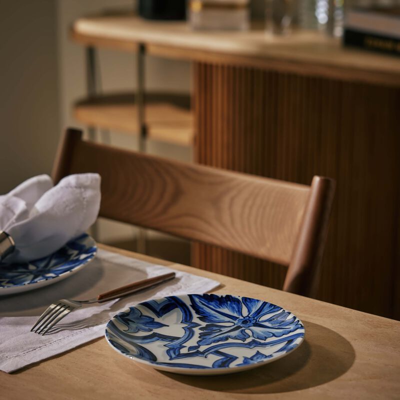 Blu Mediterraneo Stella Dessert Plate Blue Round 19cm Set Of 2 dolce gabbana casa blu mediterraneo stella dessert plate blue round 19cm set of 2