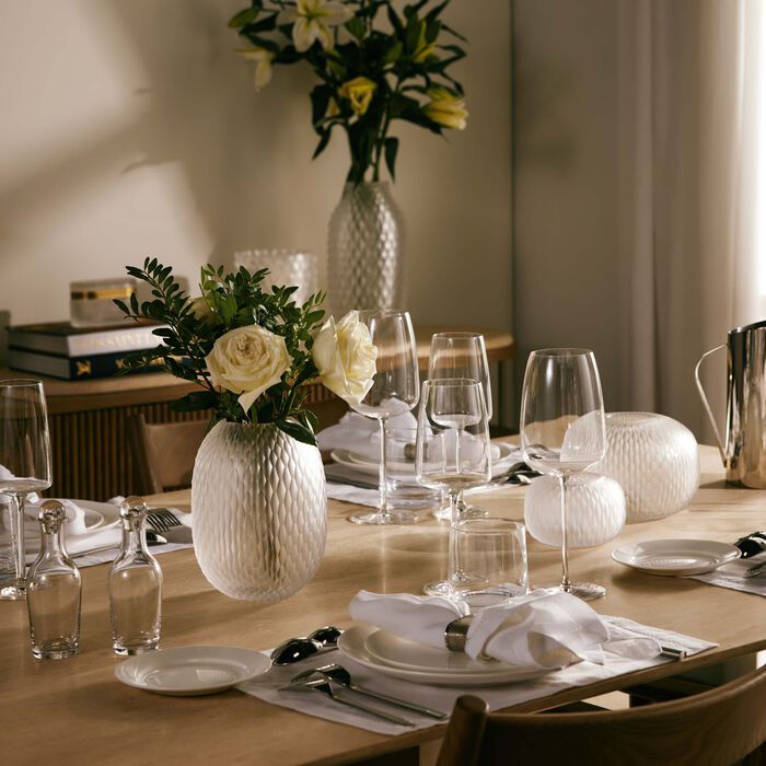 ruckl metamorphosis vase round medium clear