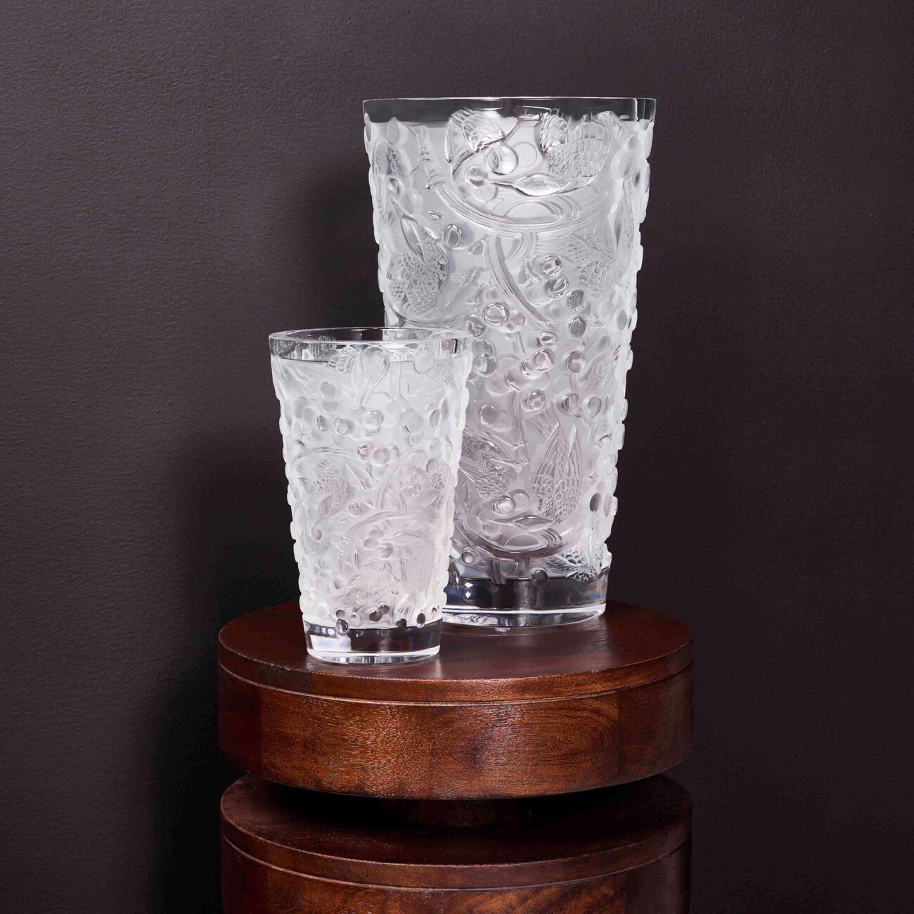 لاليك مزهرية ميرل إيه ريزان صغيرة شفافة