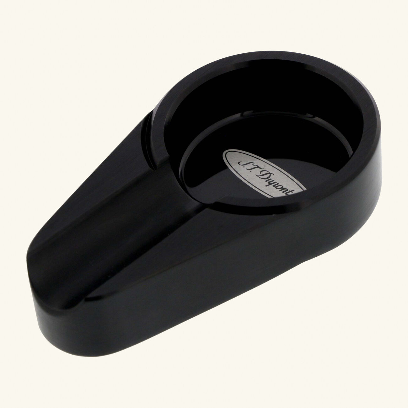 Aluminium Ashtray Small Black st dupont aluminium ashtray small black