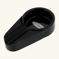 Aluminium Ashtray Small Black st dupont aluminium ashtray small black