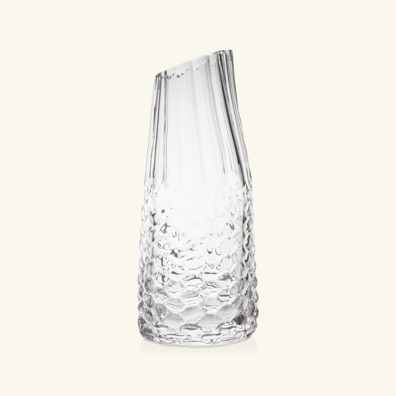 ماريو تشيوني مزهرية ايليفانتس ويسبر شفافة بحجم كبير