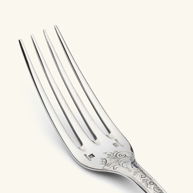 كريستوفل شوكة الطعام جاردان ديدن باللون الفضي