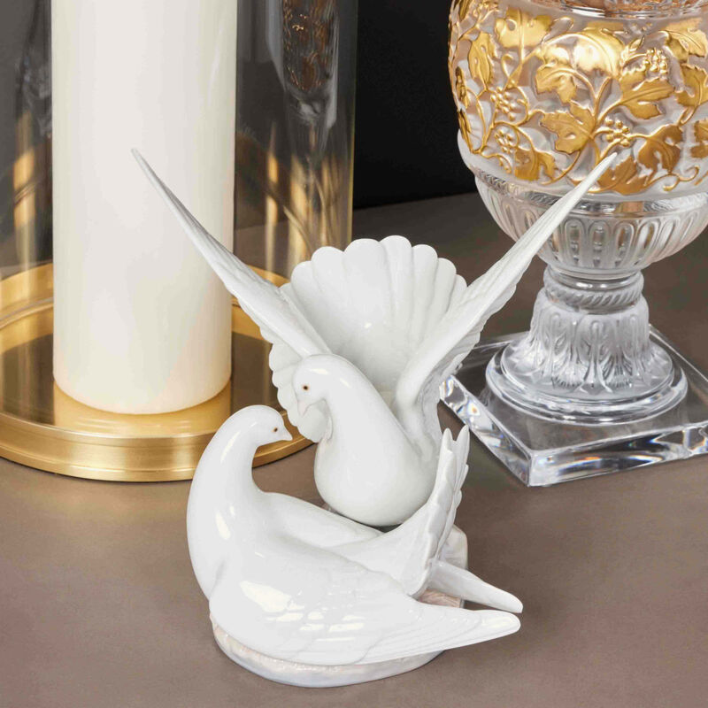 Love Nest Sculpture Small White lladro love nest sculpture small white
