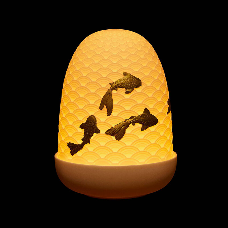 Koi Lamp lladro koi lamp