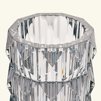 baccarat louxor vase round large clear