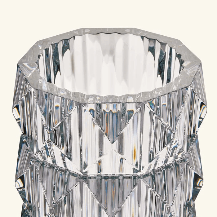 baccarat louxor vase round large clear