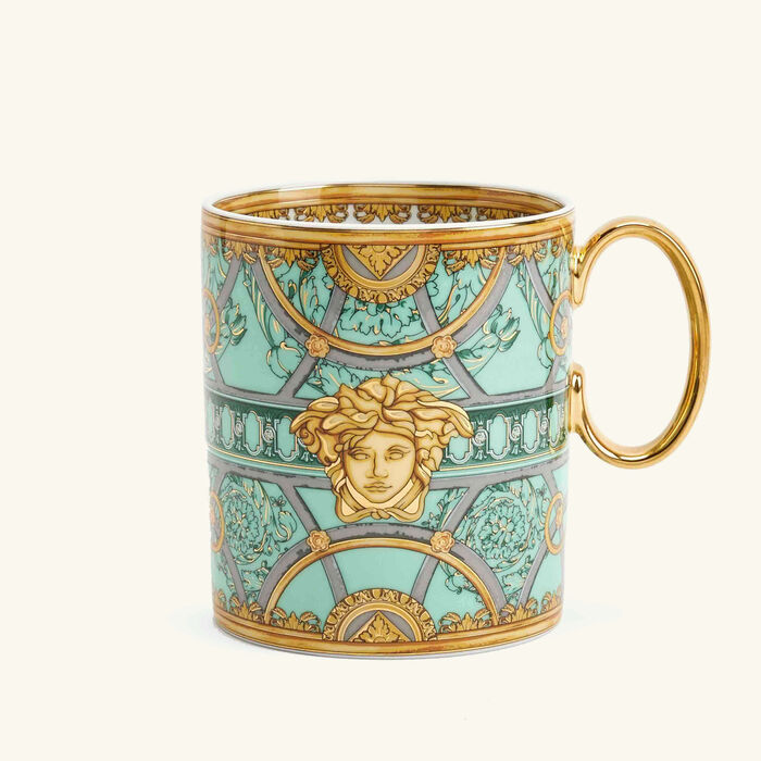 versace scala del palazzo mug green