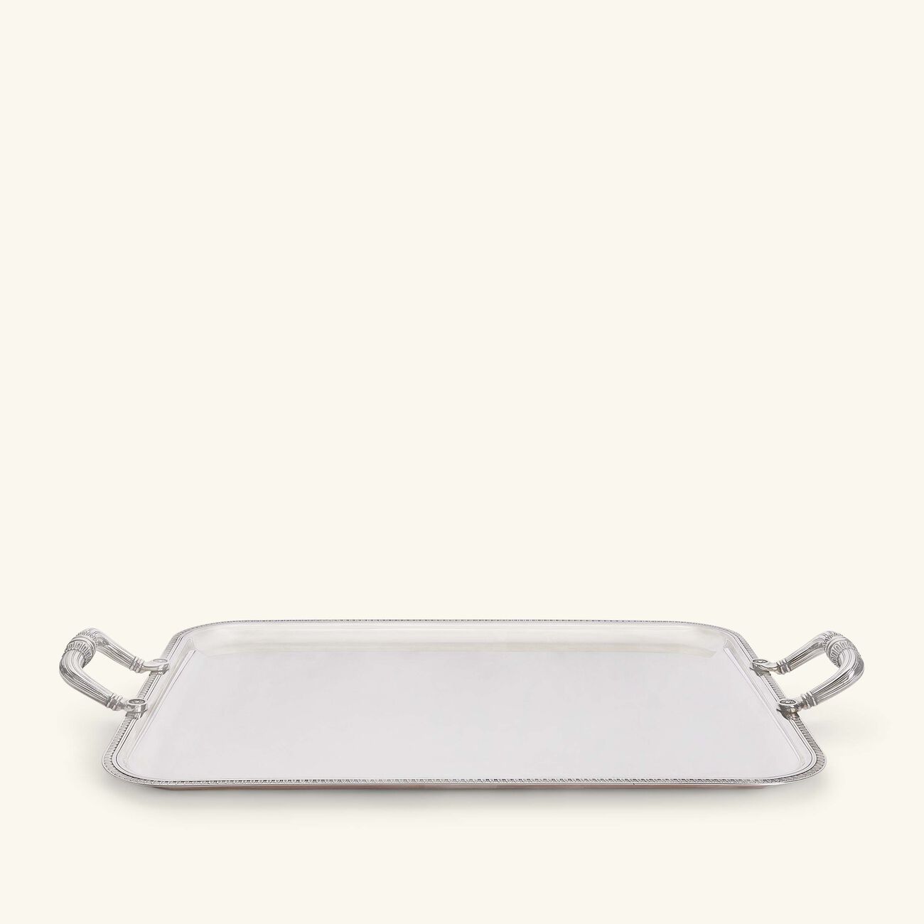 Malmaison Serving Tray Rectangular Large Silver Plated christofle malmaison serving tray rectangular large silver plated