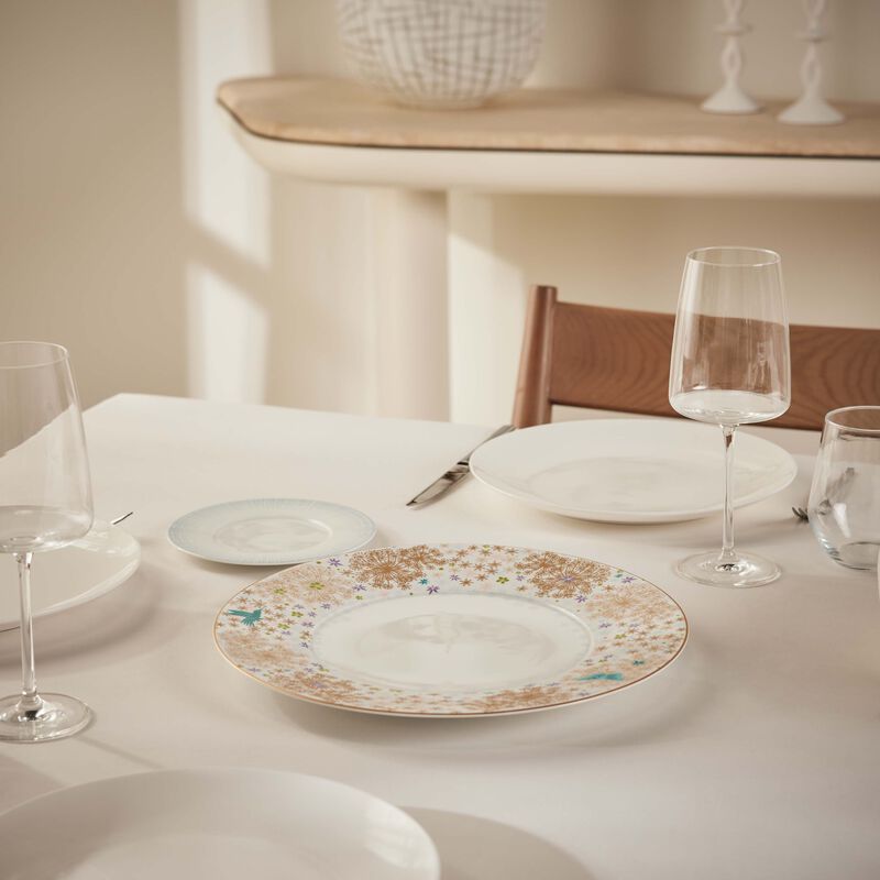 برناردو طبق الضيافة فيري دائري وردي 31 سم