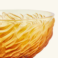 لاليك قطعة ديكور مركزية فورور صفراء