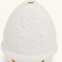 The Spirit Of India Lithophane Votive Light-Veena Ganesha lladro the spirit of india lithophane votive light veena ganesha