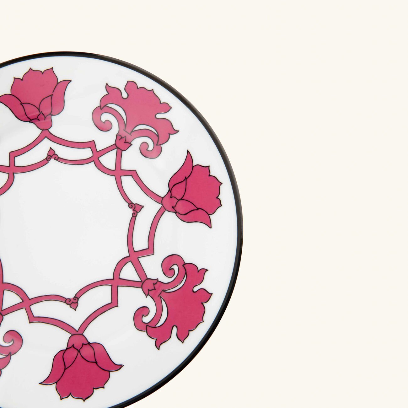 Jaipur Dessert Plate Round Pink 21cm pinto paris jaipur dessert plate round pink 21cm