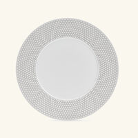 christofle madison 6 dinner plate round grey 27cm