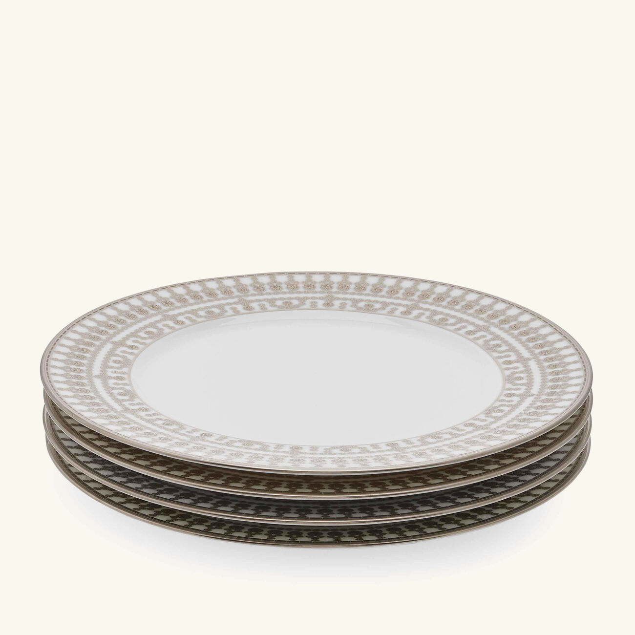 Tiara Dessert Plate Round Silver 22cm Set Of 4 haviland tiara dessert plate round silver 22cm set of 4