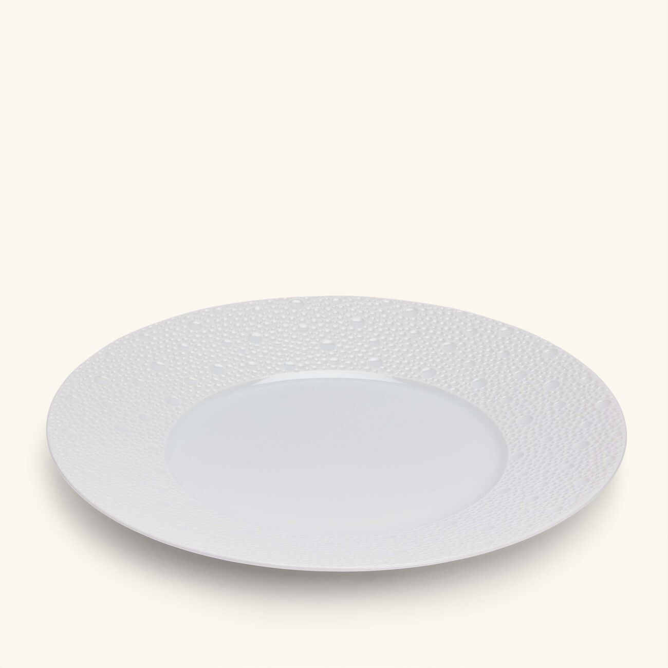 bernardaud ecume salad plate round white 21cm