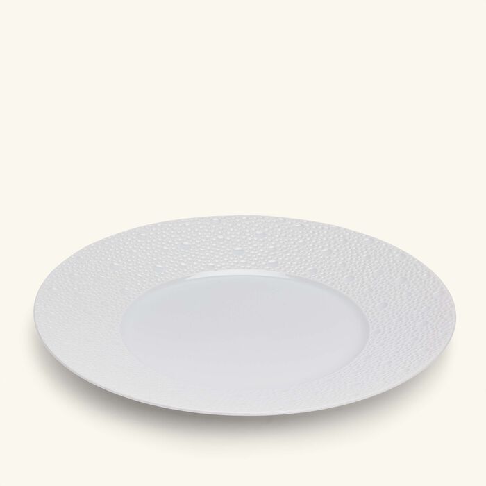 bernardaud ecume salad plate round white 21cm