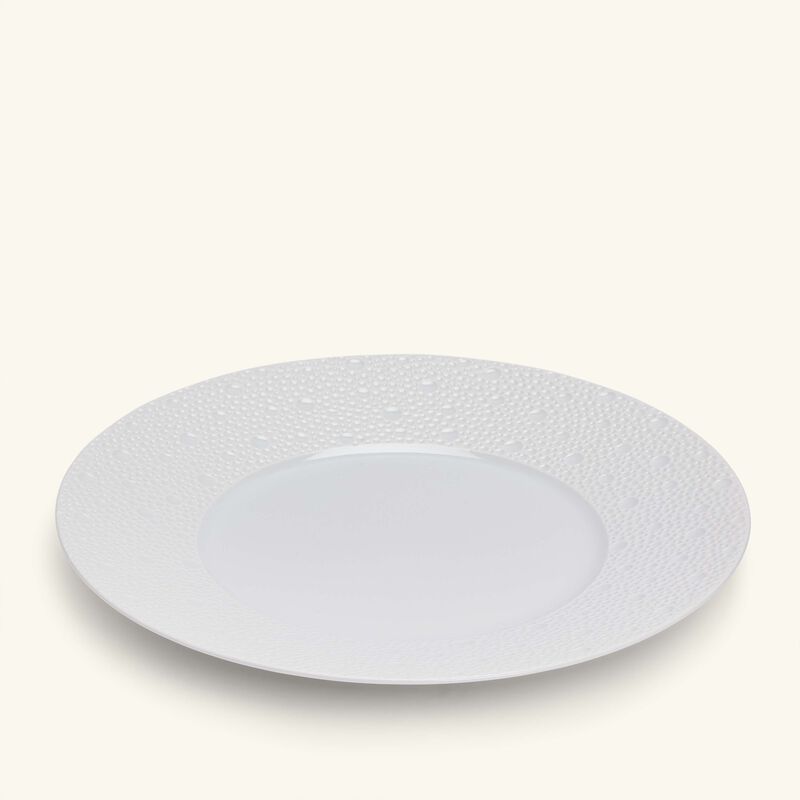 bernardaud ecume salad plate round white 21cm