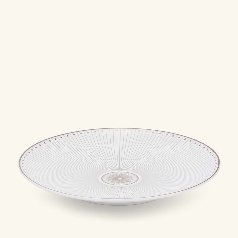 christofle malmaison imp riale dessert plate round white 38cm