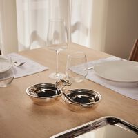 christofle anemone serving bowl silver plated