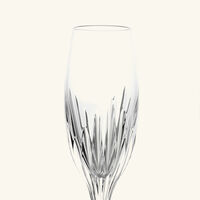 baccarat massena flute champagne glass clear set of 2