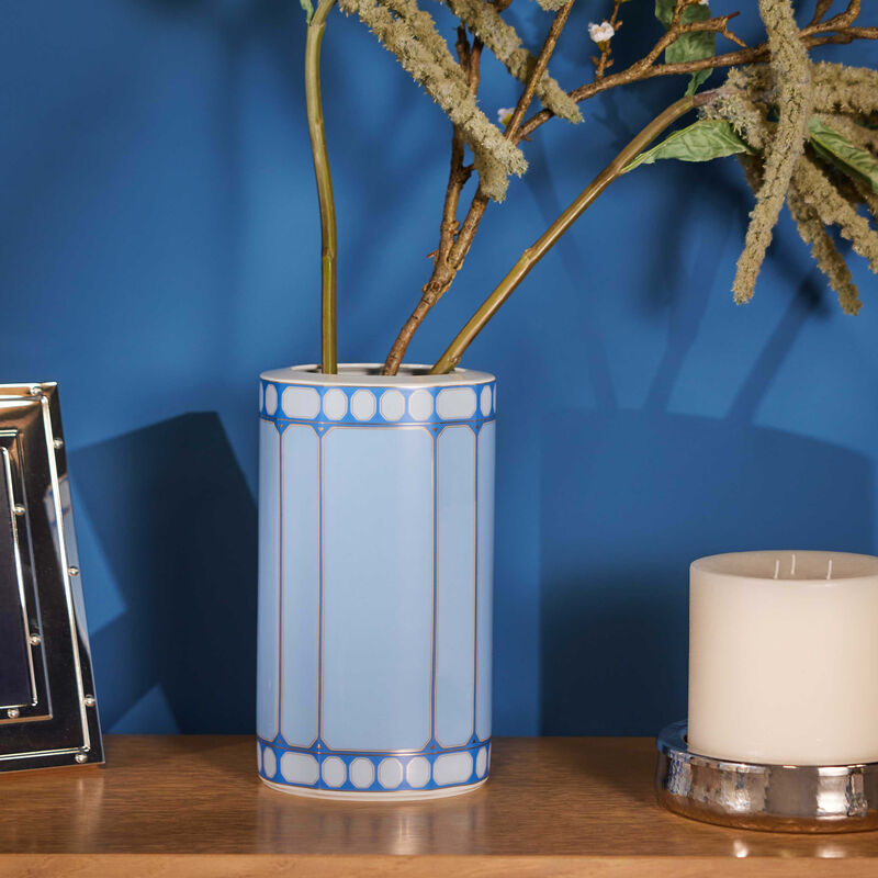 مزهرية سيغنوم آزور كبيرة زرقاء روزنتال مزهرية سيغنوم آزور كبيرة زرقاء