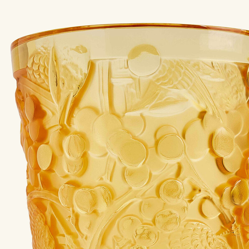 لاليك مزهرية ميرل إيه ريزان صغيرة صفراء