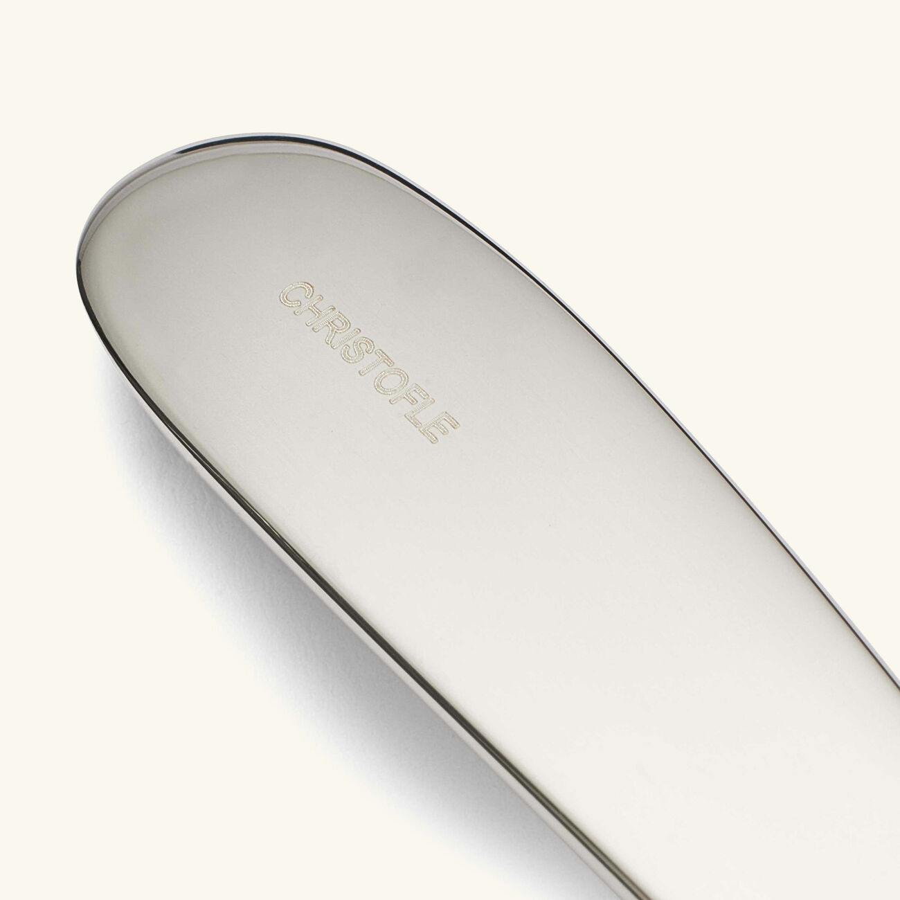 كريستوفل ملعقة الحساء لام دو كريم باللون الفضي