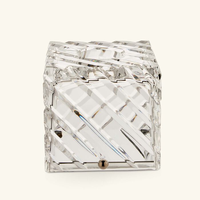 mario cioni   c crystal tissue box clear