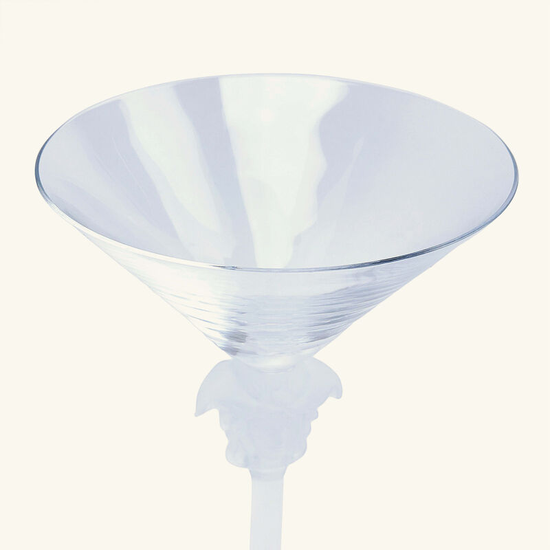 Medusa Lumiere Cocktail Glass Clear versace medusa lumiere cocktail glass clear