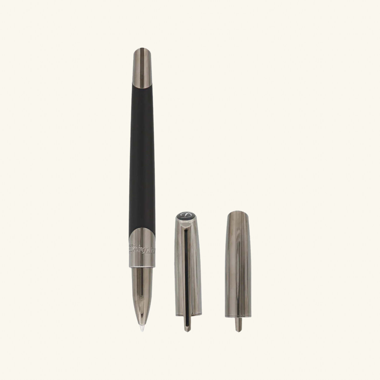 st dupont defi millennium rollerball pen grey