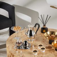 christofle malmaison coffee pot silver plated