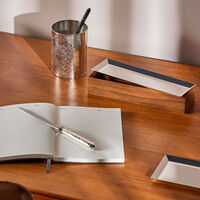 christofle madison 6 pen storage box brown