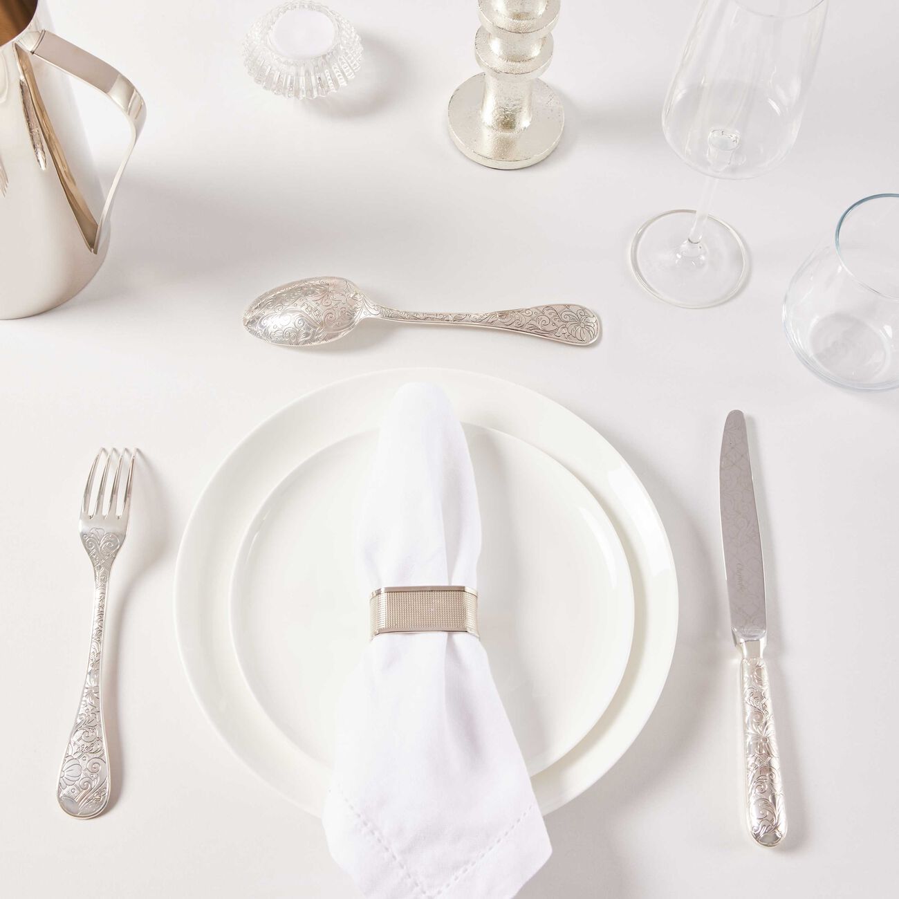 كريستوفل ملعقة الطعام جاردان ديدن باللون الفضي