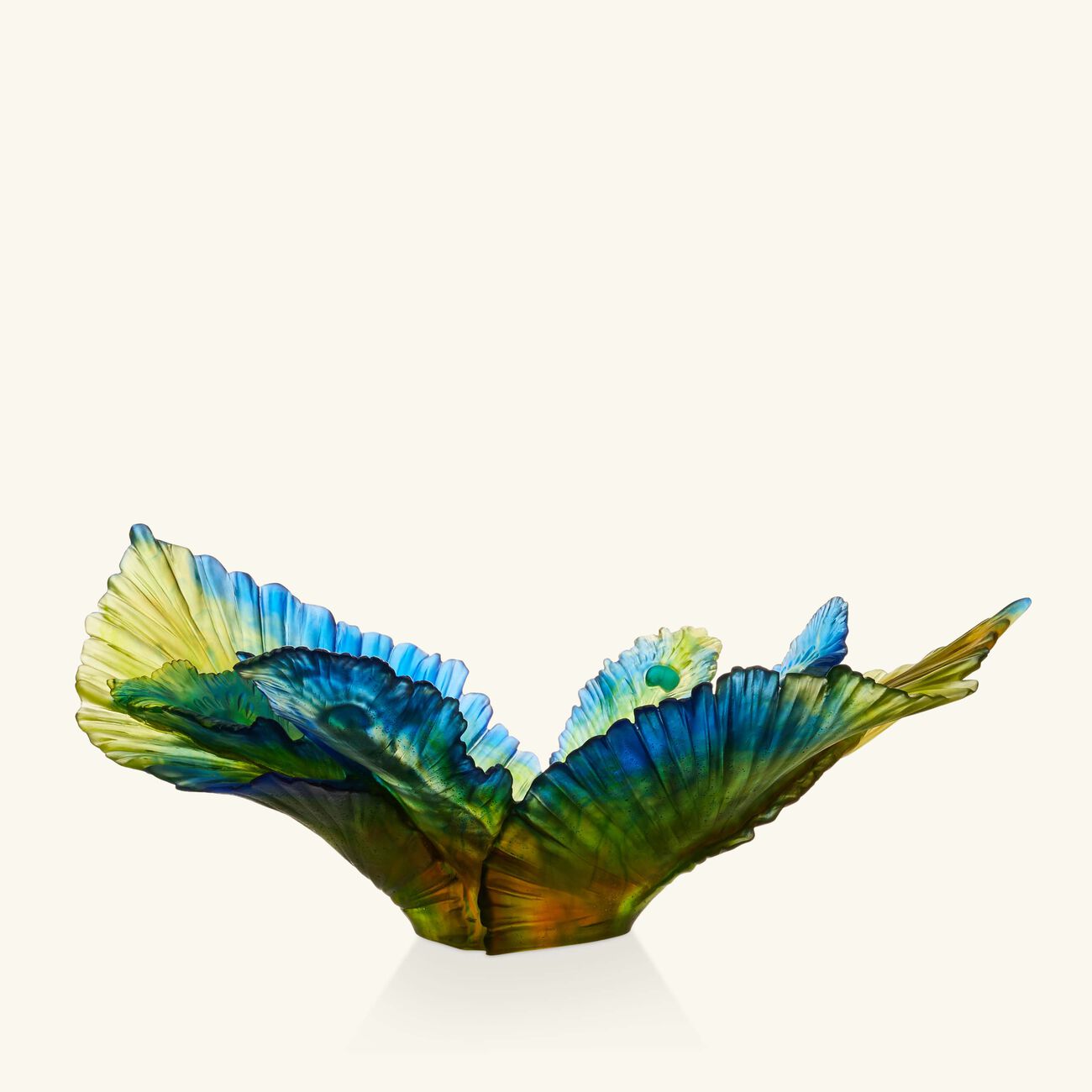 دوم قطعة ديكور فلور دو باون إكزوتيك باللون الأخضر   إصدار محدود