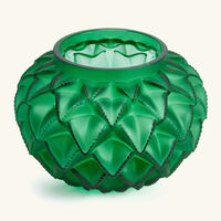 Languedoc Vase Small Green lalique languedoc vase small green